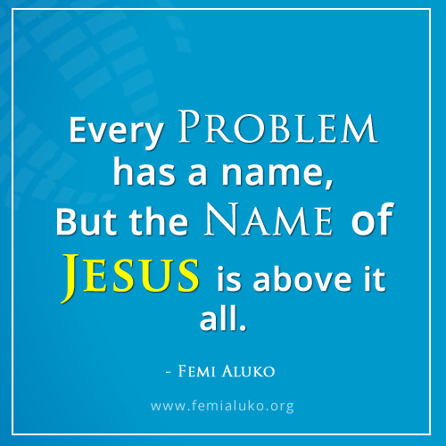 The name of Jesus